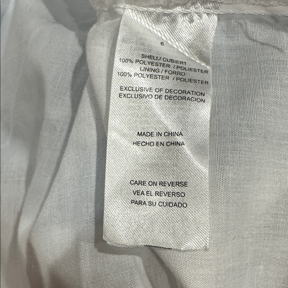 Tahari Girl Light Blue Dress with White Dots Size 5 - Picture 8 of 8